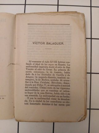 Mejores autores.      Victor Balaguer.
