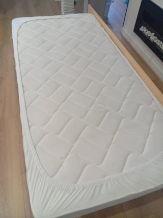 Somier 90cm con patas plegables