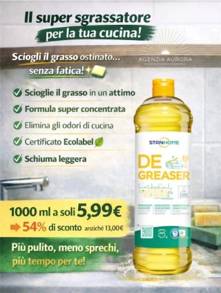 Sgrassatore Stanhome De Greaser 1000ml