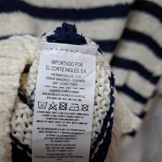 Chaleco de punto rayas Easy Wear