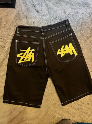 Calções Stüssy Reworked Preto