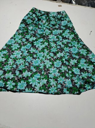 Falda Zara Estampada Multicolor