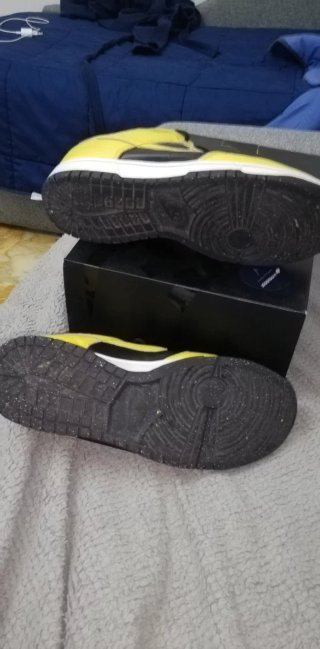 Scarpe Nike Dunk Low Giallo/Nero Tg 43