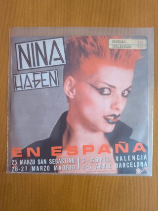 Vinilo promocional Nina Hagen En España