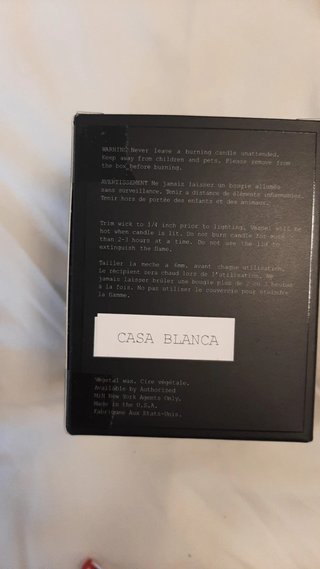 MIN NEW YORK Candela Profumata - Casa Blanca