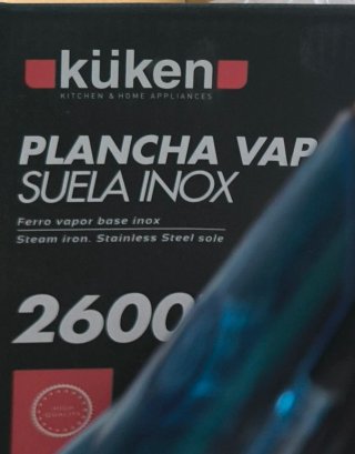 Plancha Kuken 2600W Suela Inox