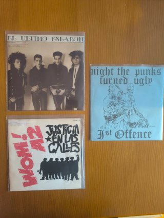 Lote 3 Vinilos Punk: El Último Eslabón, W.O.M.!...