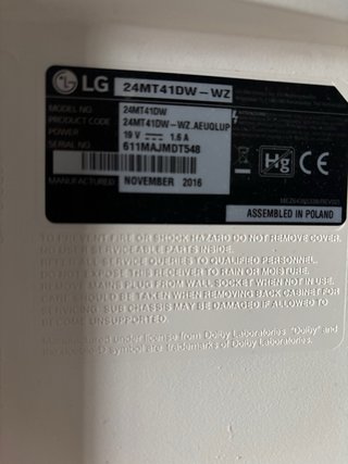Televisor LG Blanco