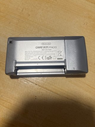 Nintendo Game Boy Micro Plata