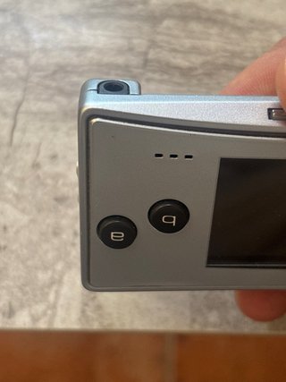 Nintendo Game Boy Micro Plata