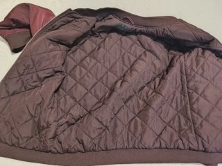 Chaqueta Bomber Trafaluc Zara Granate Talla XS