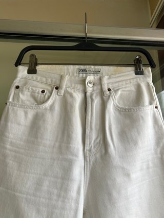 Pantalón Zara Mujer Blanco