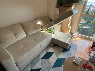 Sofá Cama Chaise Longue Ikea Ragunda Beige