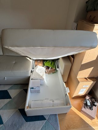 Sofá Cama Chaise Longue Ikea Ragunda Beige