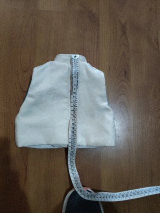Chaleco fallero bebé blanco