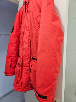 Parka Superdry City Talla M roja