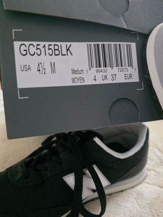 Zapatillas New Balance 515BLK Talla 37