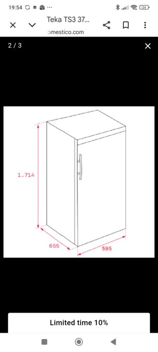Nevera Teka 1,70m