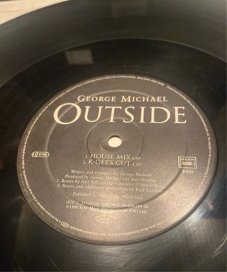 Vinile 33 giri George Michael Outside