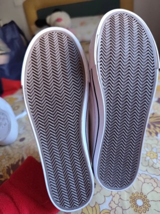 Zapatillas de tela blancas