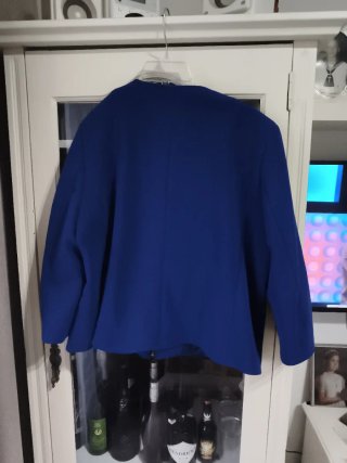 Chaqueta Festa azul con cremallera