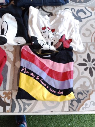 Lote Ropa Niña Disney Minnie Mickey