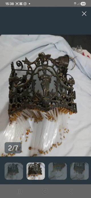 Lámpara antigua decorativa
