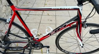 Bicicleta Carretera BH Talla XL Roja y blanca