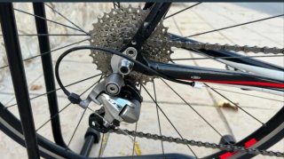 Bicicleta Carretera BH Talla XL Roja y blanca