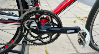 Bicicleta Carretera BH Talla XL Roja y blanca