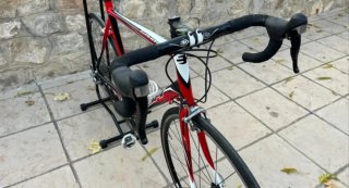 Bicicleta Carretera BH Talla XL Roja y blanca