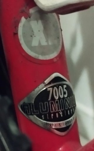 Bicicleta Carretera BH Talla XL Roja y blanca