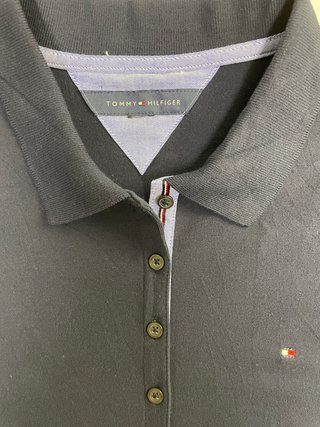 Polo Tommy Hilfiger Manga Corta Azul Marino