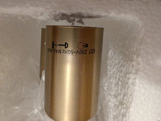 Lámpara de techo KIDANE Metal Latón