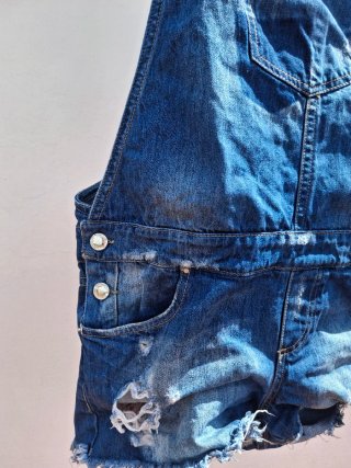 Peto vaquero Stradivarius T38 (Como nuevo)