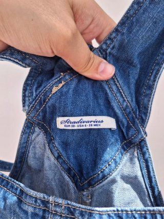 Peto vaquero Stradivarius T38 (Como nuevo)