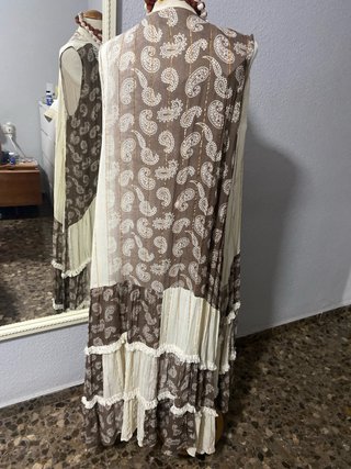 Conjunto Vestido y Casaca Boho