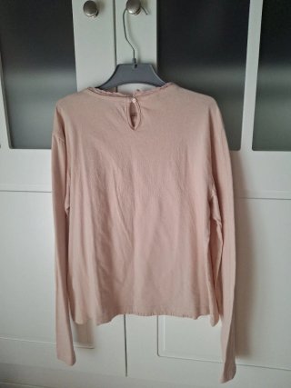 Blusa Zara Manga Larga Rosa Talla Xs
