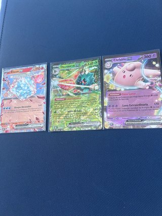 Cartas ex pokemon llamas obsidianas español tcg