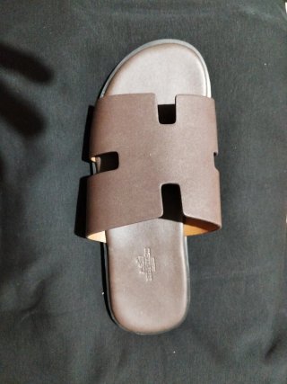 Chanclas Hermes Caballero Talla 41 marrones