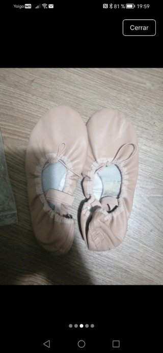 Zapatillas Ballet Alegra Beige