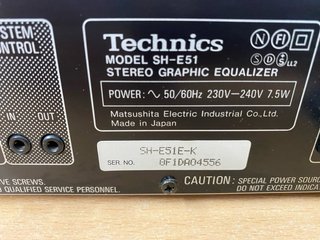Ecualizador Technics SH-E51