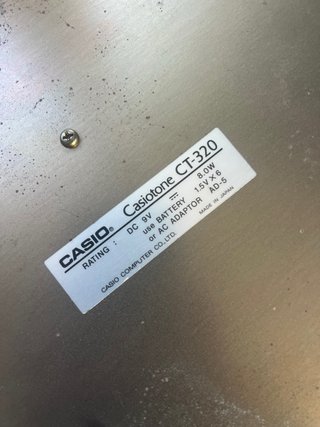 Casio Casiotone CT-320 Sintetizador Vintage