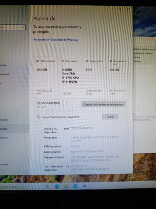 PC:CPU-I7 6700,GPU-8Gb,RAM-20Gb ddr4,SSD-220gb