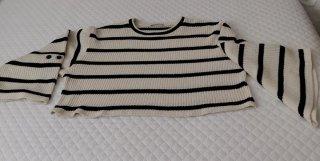 Conjunto Falda y Jersey Rayas y Cuadros