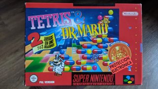 Tetris & Dr. Mario PAL ESP Super Nintendo