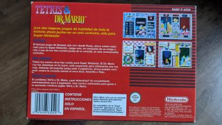 Tetris & Dr. Mario PAL ESP Super Nintendo