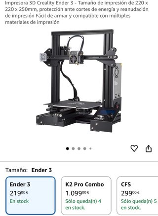 Impresora 3D Creality Ender 3 pro