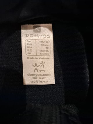 Chaqueta de chándal Domyos (Decathlon). T: 12 Años