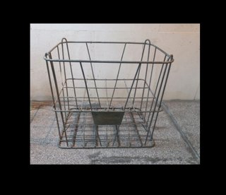 Botellero vintage metal